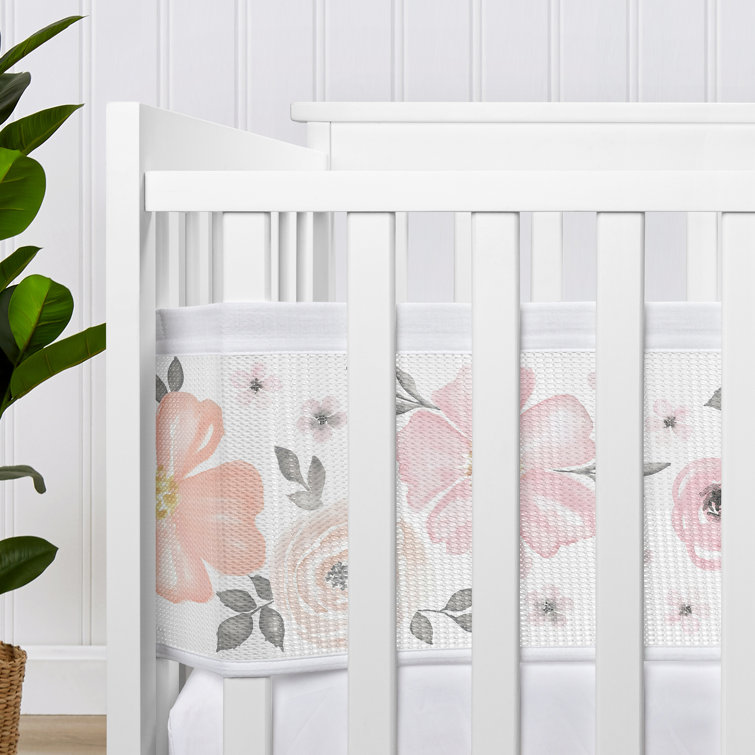 Crib breathable bumper sales pads